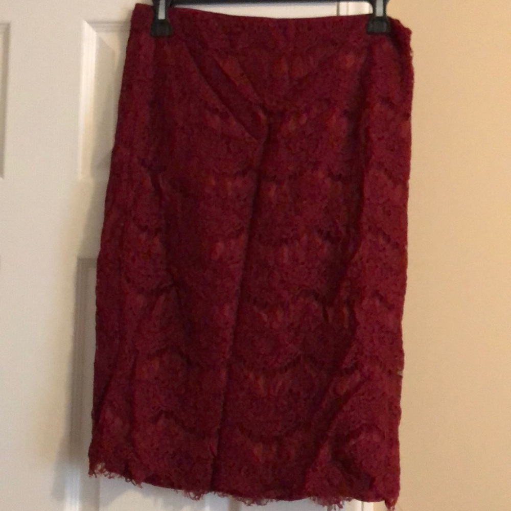 Lace skirt to your knees